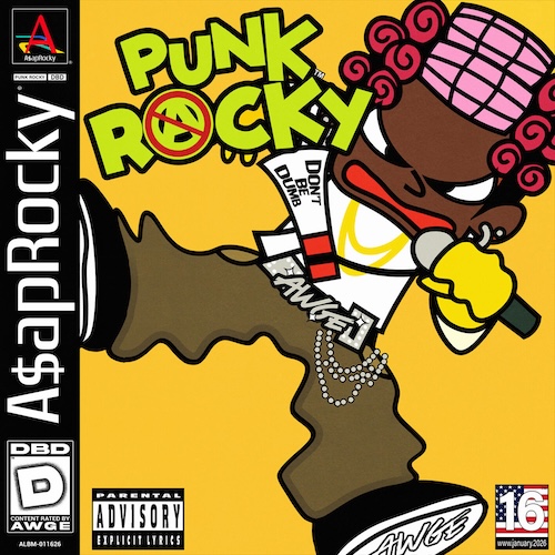 okładka singla "Punk Rocky" od ASAP Rocky'ego