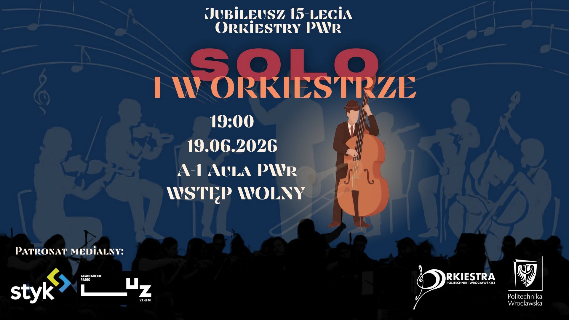 15 lat Orkiestry Politechniki Wrocławskiej. Jubileuszowy koncert już 19 czerwca