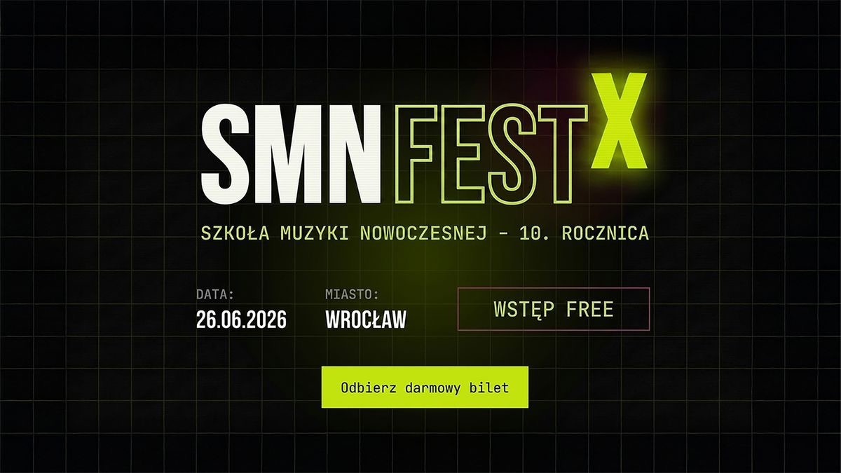 Festiwal z okazji jubileuszu Szkoły Muzyki Nowoczesnej